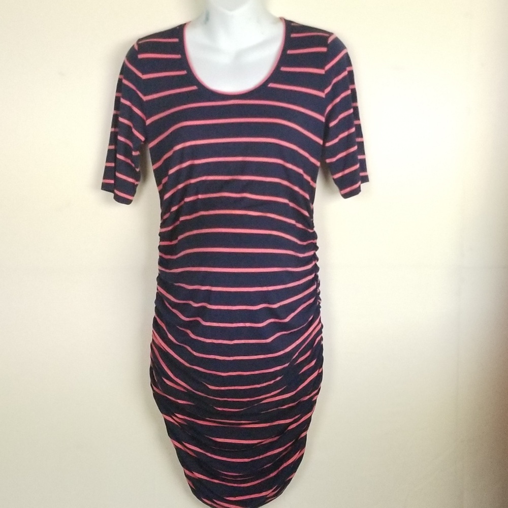CCO Motherhood Maternity Striped Dress